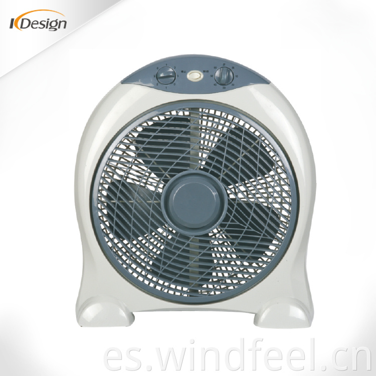 Ventiladores redondos plásticos baratos de la caja del pedestal de la fan silenciosa de la caja del piso del hogar de 12 pulgadas 5 cuchillas